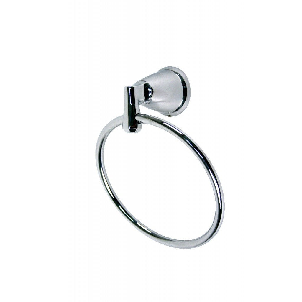 Ultra Faucets Towel Ring Chrome Bathroom Accessory-UFA41040