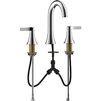 Ultra Faucets Widespread Chrome Lavatory Faucet-UF56600