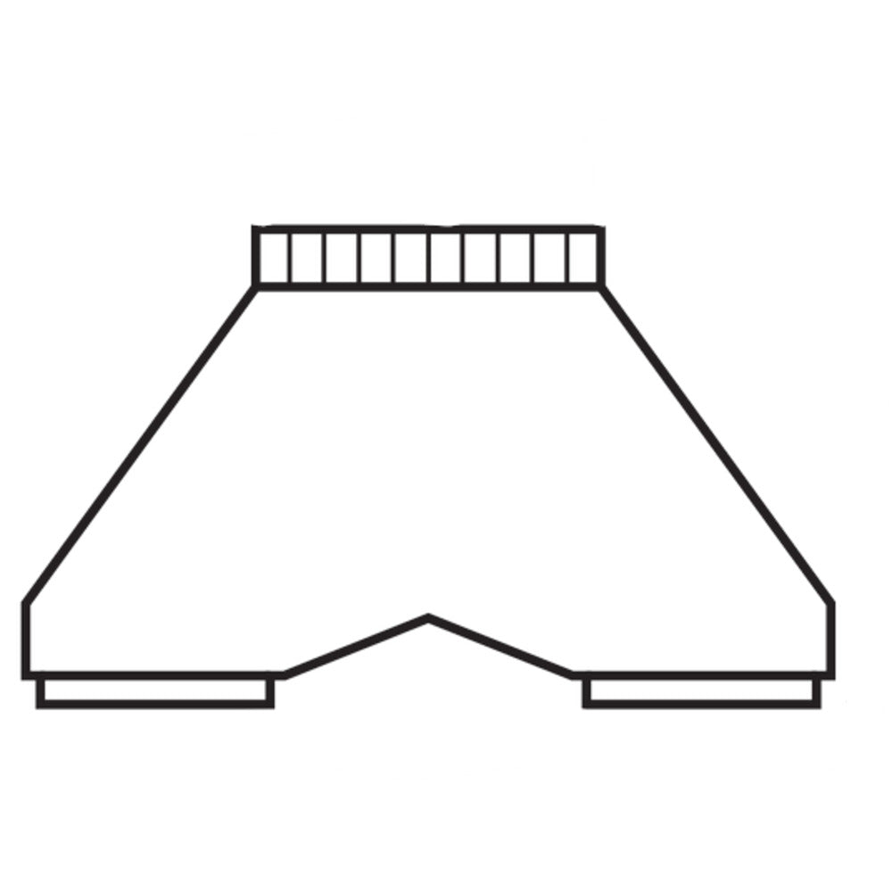 Vent-A-Hood 6" & 8" to 10" Multi-Blower Transition