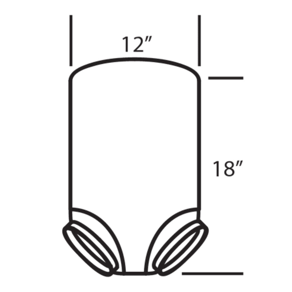 Vent-A-Hood 6" & 8" to 12" Y-Transition Venting Accessory for Range Hood