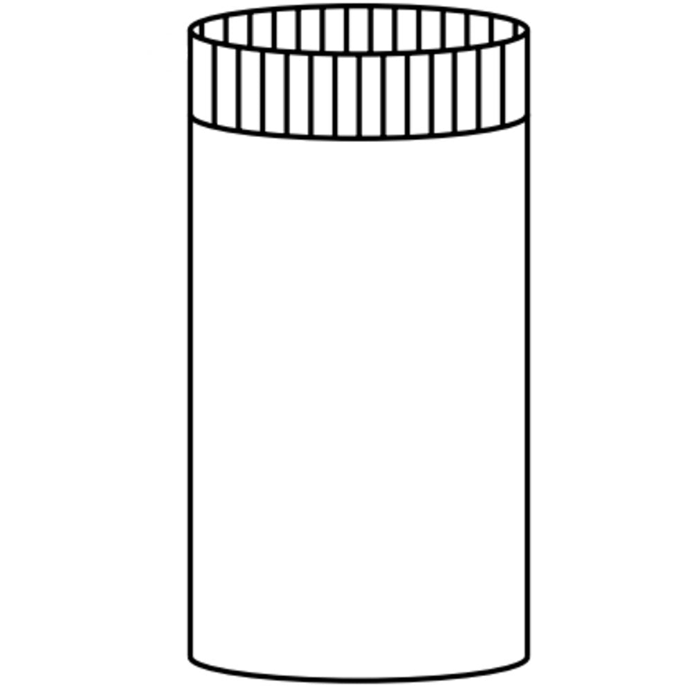 Vent-A-Hood 8" x 30" White Finish Duct Pipe for 600 CFM Retro Style Range Hood 9ft Ceiling