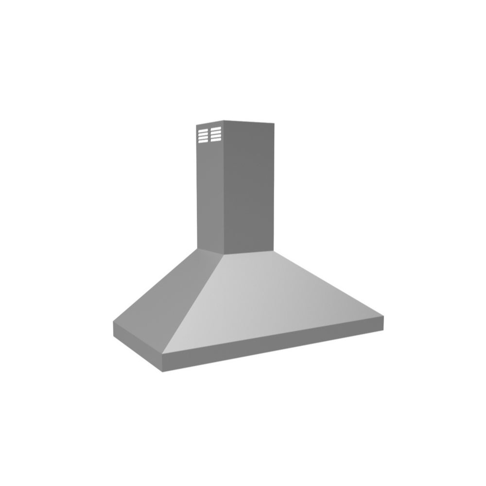 Vent-A-Hood ARS Euro-Style PDAH14-K 48" Black Finish Wall Mounted Duct-Free Range Hood with 250 CFM Motor and LED Lights