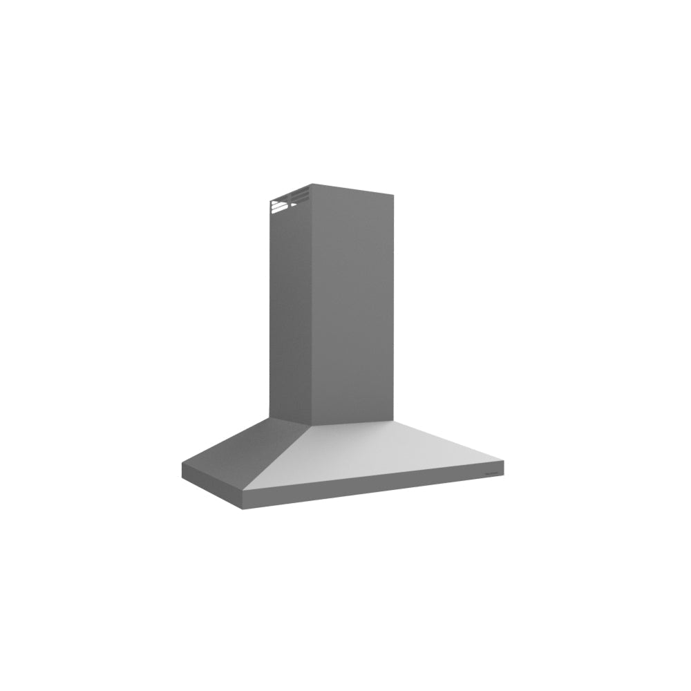 Vent-A-Hood ARS Euro-Style PDAH7-K 36" Gunsmoke Finish Wall Mounted Duct-Free Range Hood with 250 CFM Motor and LED Lights
