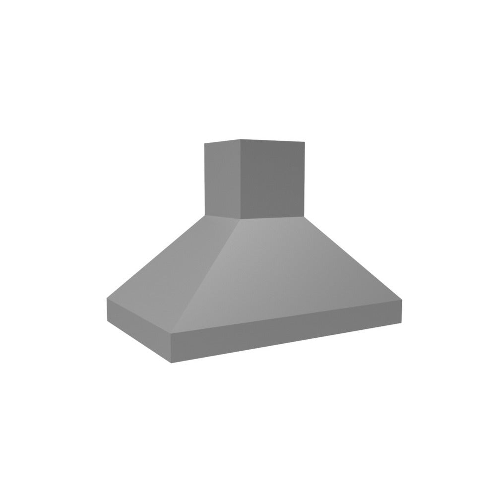 Vent-A-Hood Euroline Pro Series PYDH18 48" White Finish Island Range Hood with 550 CFM Motor and LED Lights