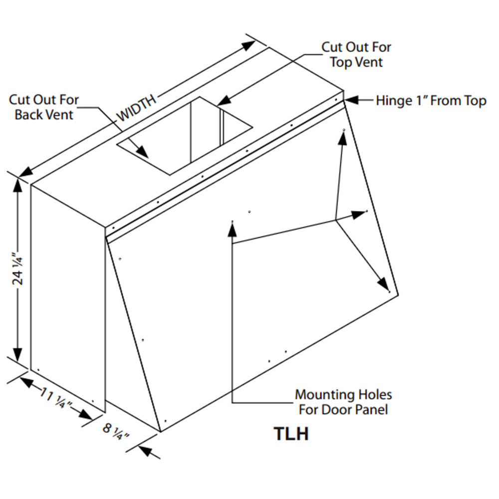 Vent-A-Hood TLH 30" Gunsmoke Finish Wall Mounted Tilt-Out Range Hood with 600 CFM Motor and LED Lights