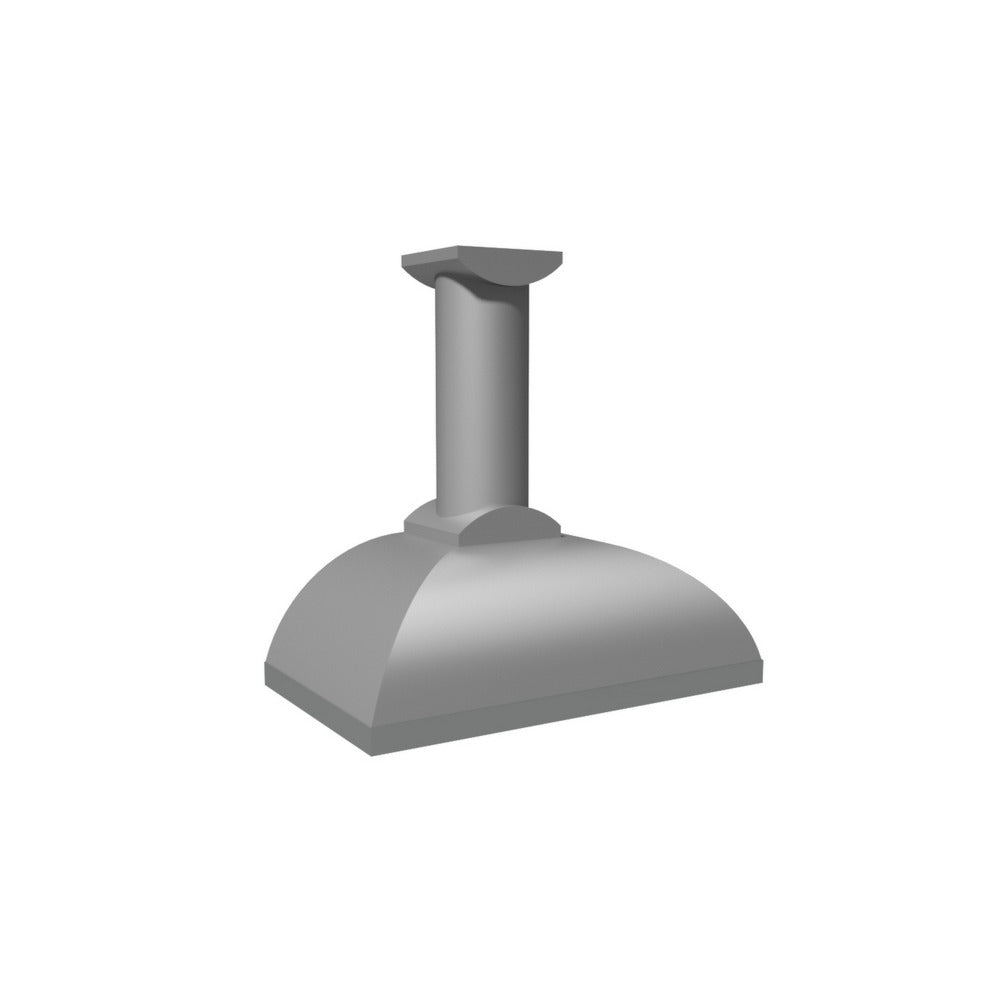 Vent-A-Hood XLH12 36" Stainless Steel Contemporary Wall Mounted Range Hood with 600 CFM Motor, Brass Lip Trim and LED Lights