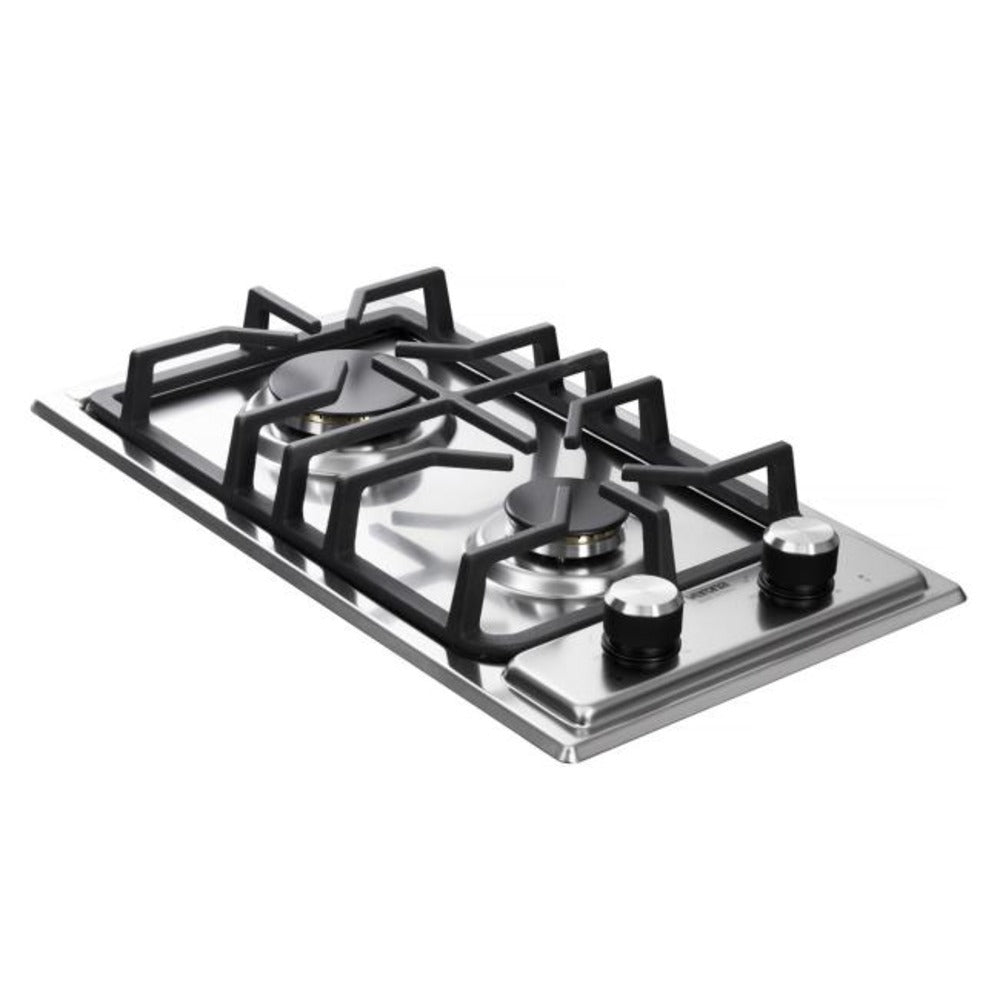 Verona Designer Series 12" Stainless Steel 2-Burner Gas Cooktop