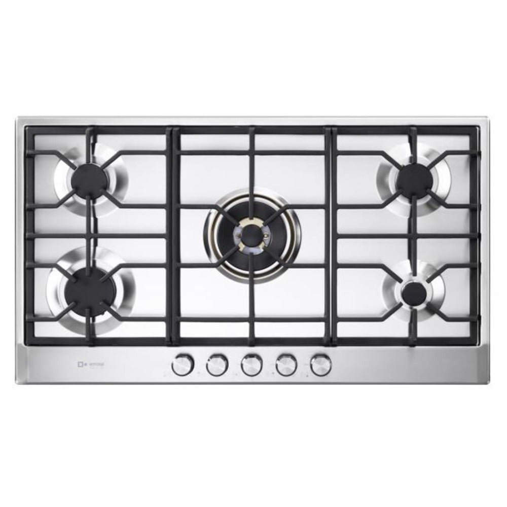 Verona Designer Series 36" Stainless Steel 5Burner Gas Cooktop