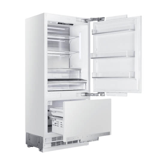 Vitara 36" Bottom Freezer Built-In Refrigerator - 19.8 Cubic Feet