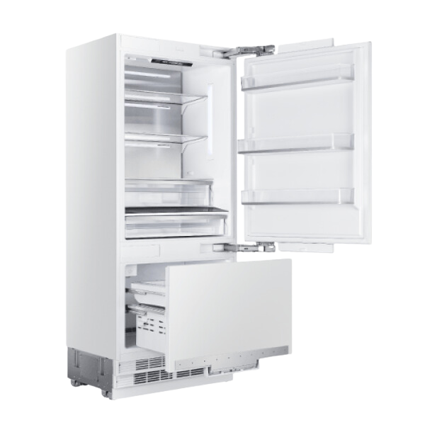 Vitara 36" Bottom Freezer Built-In Refrigerator With Ice Maker - 19.8 Cubic Feet