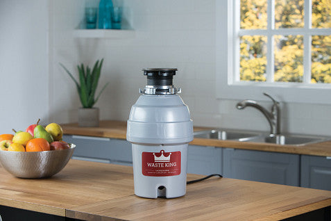 Waste King Legend 1 HP Garbage Disposal With Power Cord, Food Waste Disposer for Kitchen Sink