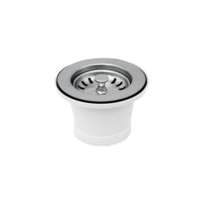 Whitehaus NRNW2-SS 2.5" Stainless Steel Basket strainer With Lift Stopper