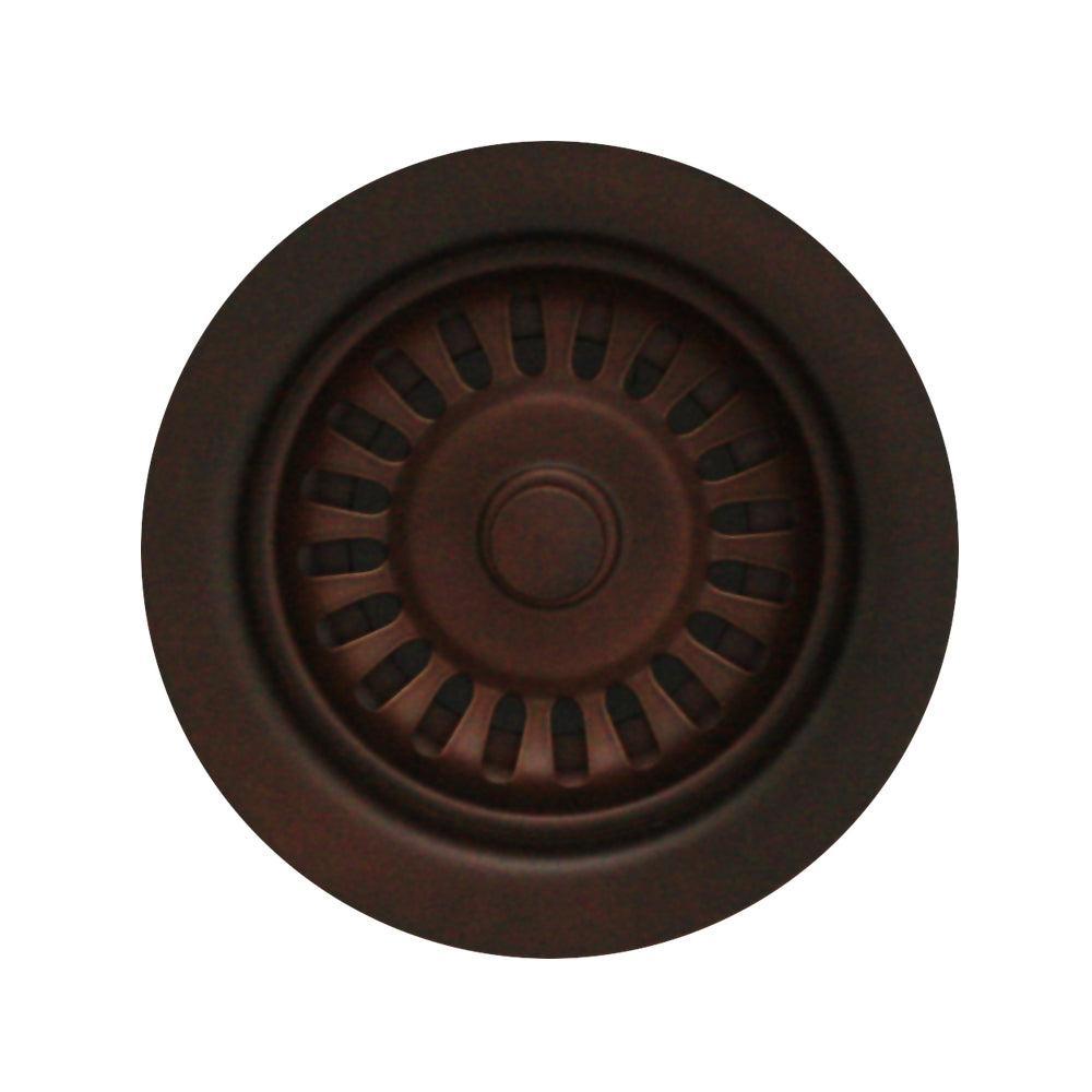 Whitehaus RNW35-MB 3.5" Mahogany Bronze Stainless Steel Basket Strainer