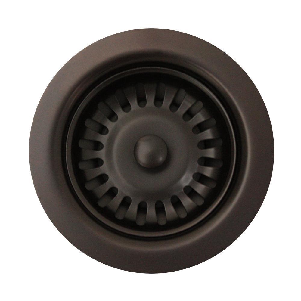 Whitehaus RNW35-ORB 3.5" Oil Rubbed Bronze Stainless Steel Basket Strainer