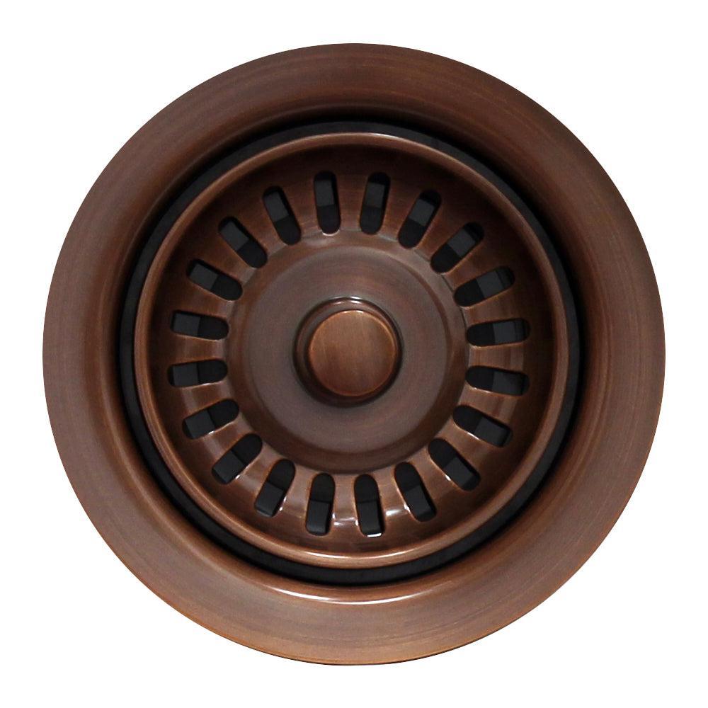 Whitehaus WH200-ACO 3 1/2" Waste Disposer Trim with Matching Basket Strainer