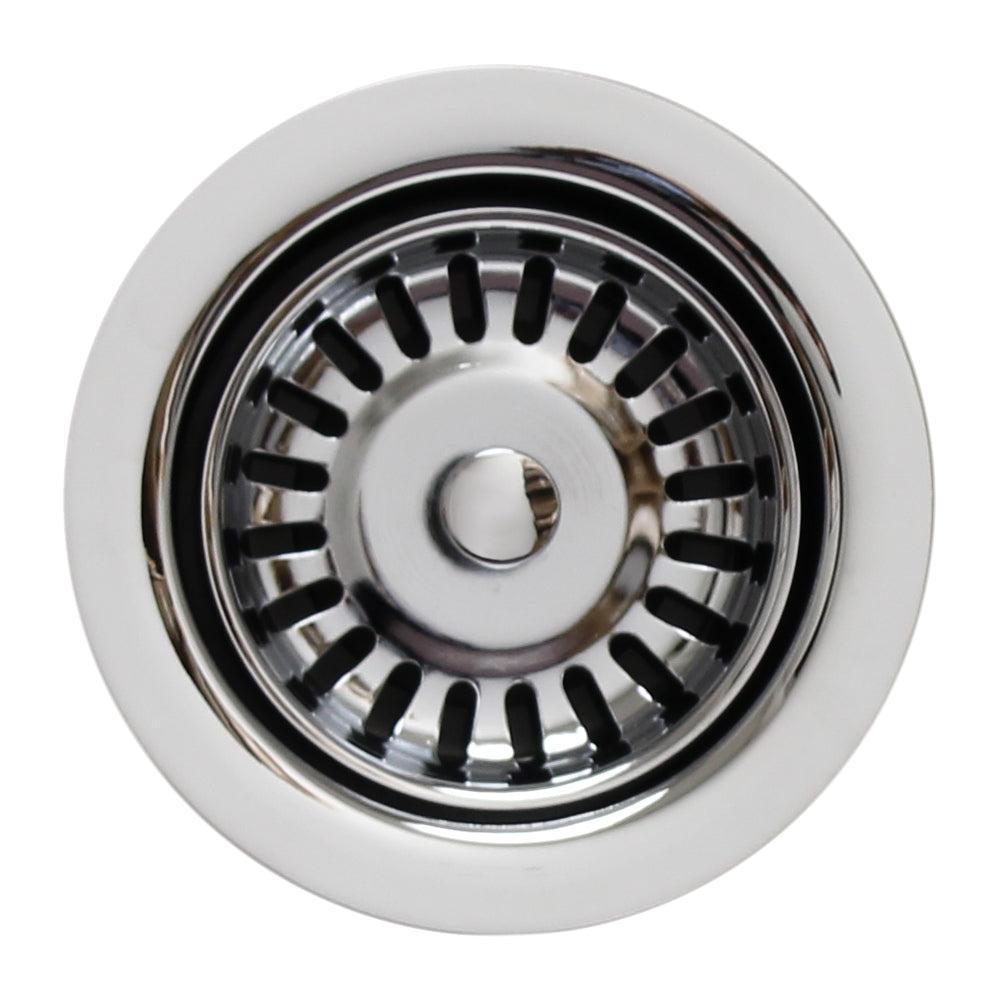 Whitehaus WH200-C 3 1/2" Waste Disposer Trim with Matching Basket Strainer