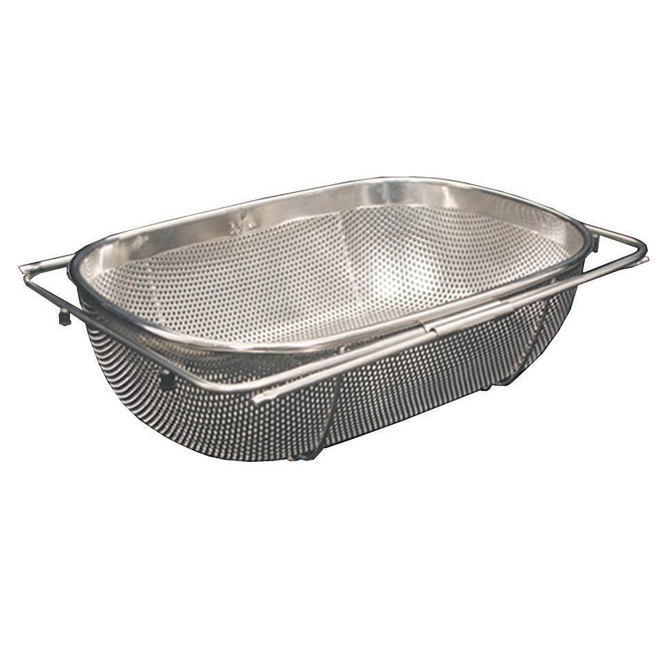 Whitehaus WHNEXC01 Over the Sink Stainles Steel Extendable Colander/Strainer