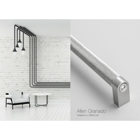 ZEN Design Allen 14" Brushed Nickel Center Granado Cabinet Handle