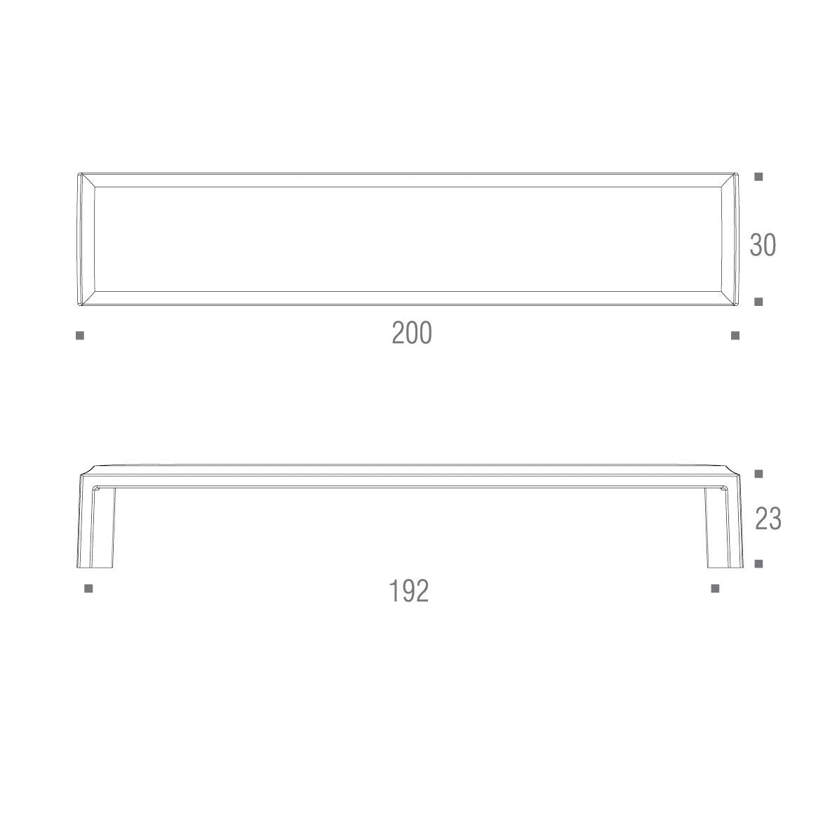ZEN Design Creta 8" Polished Chrome Center Cabinet Handle