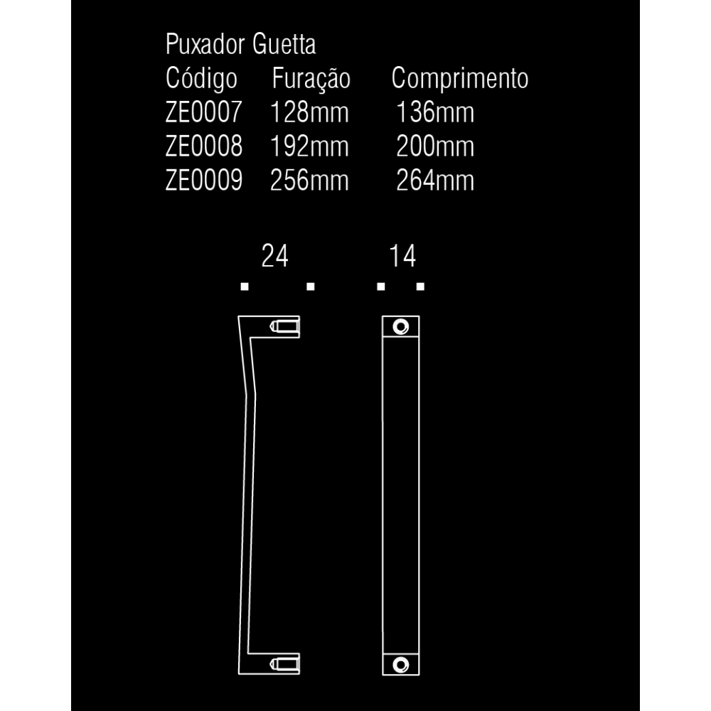 ZEN Design Guetta 8" Chrome Cabinet Pull