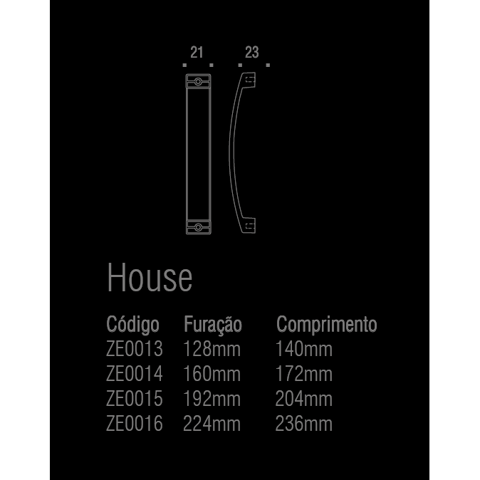 ZEN Design House 7" Chrome Cabinet Pull