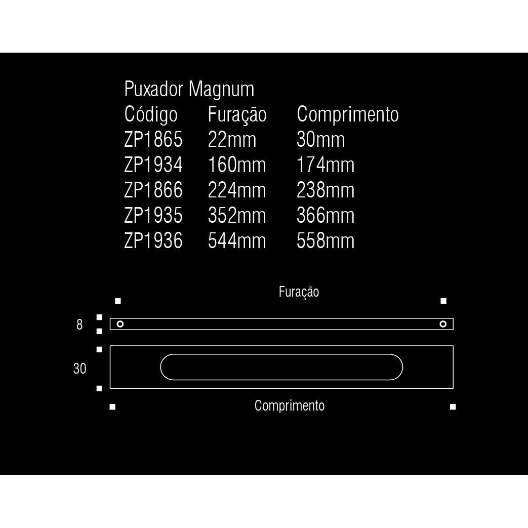 ZEN Design Magnum 22" Champagne Bronze Pull