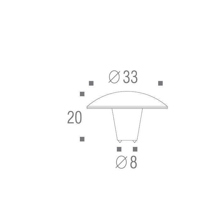 ZEN Design Orion 1" Diameter Antique Nickel Cabinet Knob