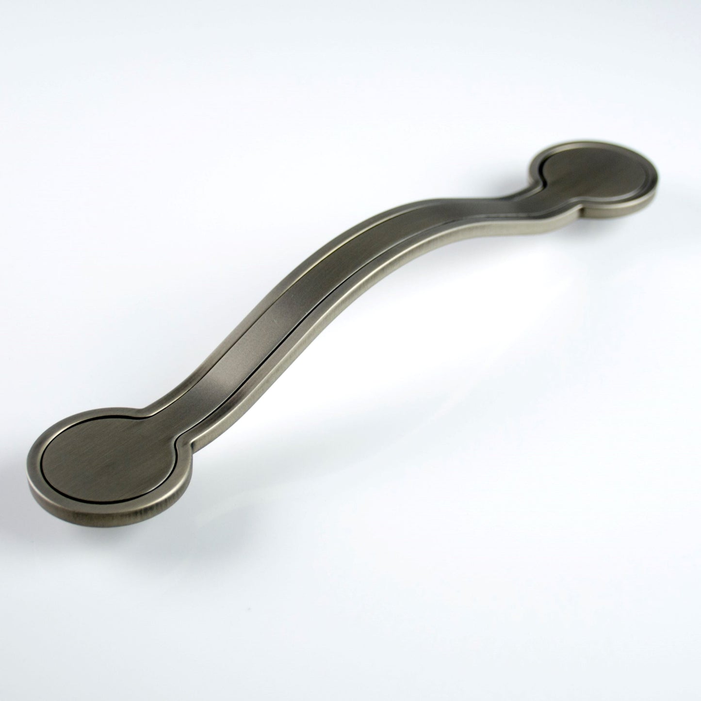 ZEN Design Vintage 8" Antique Nickel Center Cabinet Handle