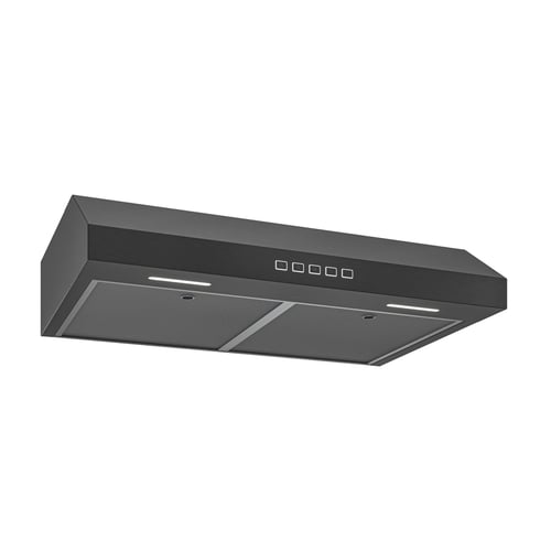 Broan GLA2303BLS 30" 350 Max Blower CFM 3-Speed Black Stainless Steel Under-Cabinet Range Hood