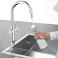 Grohe Blue 1.75 GPM Single Spray Single-Handle StarLight Chrome Pull Down Kitchen Faucet With Chilled and Sparkling Water
