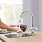 Grohe Minta 1.75 GPM Single-Handle Dual Spray Pull-Down StarLight Chrome Kitchen Faucet