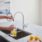 Grohe Minta 1.75 GPM Single-Handle Dual Spray Pull-Down StarLight Chrome Kitchen Faucet