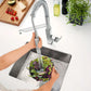 Grohe Eurocube® 1.75 GPM Semi-Pro Dual Spray Single-Handle StarLight Chrome Kitchen Faucet