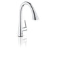 Grohe Zedra 1.75 GPM Triple Spray Touch Technology Single-Handle StarLight Chrome Pull Down Kitchen Faucet