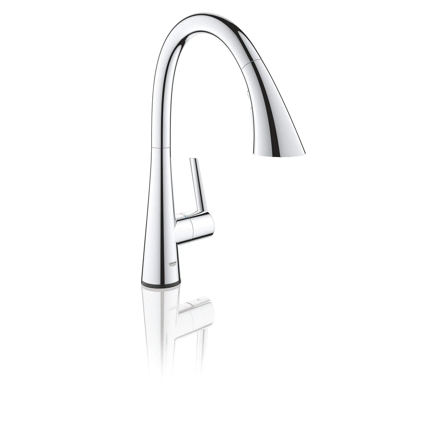 Grohe Zedra 1.75 GPM Triple Spray Touch Technology Single-Handle StarLight Chrome Pull Down Kitchen Faucet