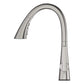 Grohe Zedra 1.75 GPM Triple Spray Touch Technology Single-Handle SuperSteel Infinity Pull Down Kitchen Faucet