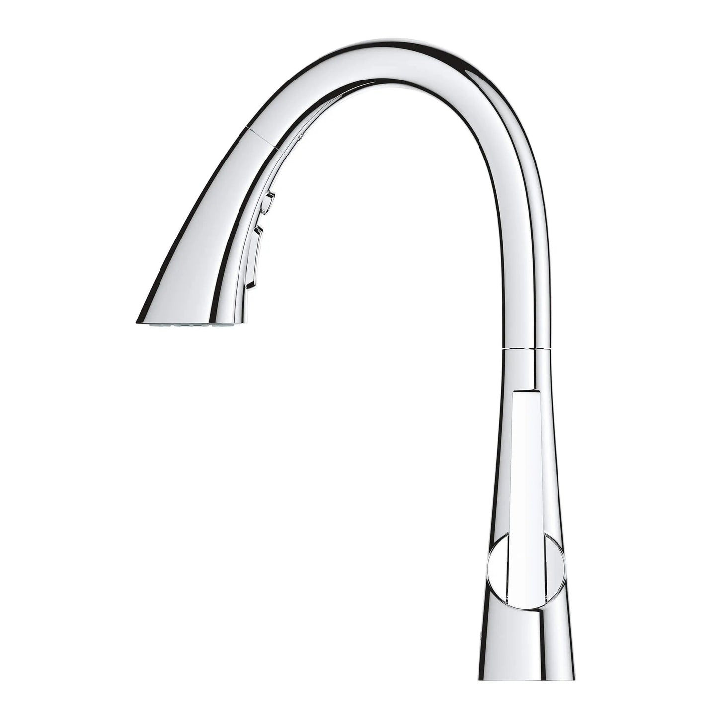 Grohe Zedra 1.75 GPM Single-Handle Triple Spray StarLight Chrome Pull Down Bar Faucet