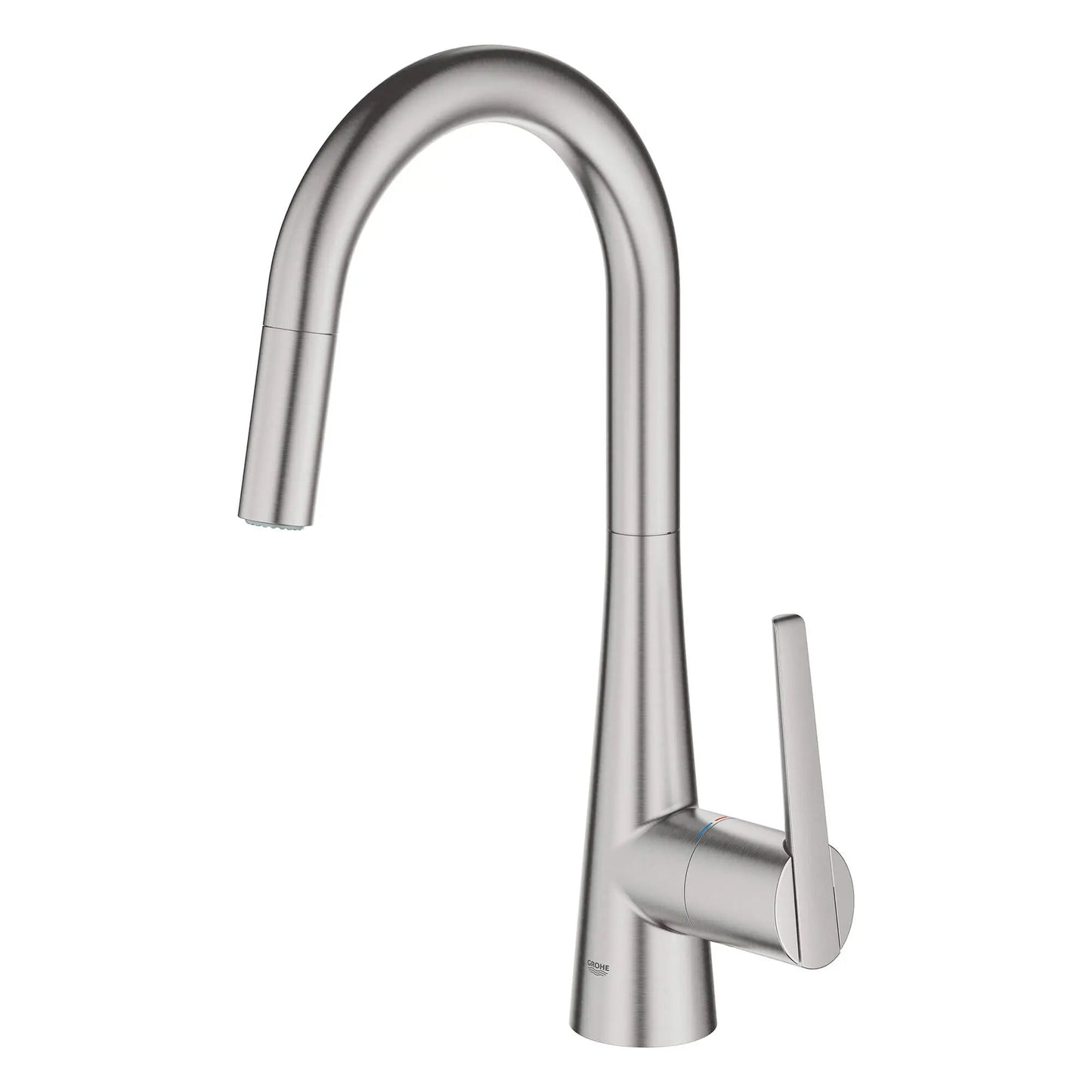 Grohe Zedra 1.75 GPM Dual Spray Single-Handle SuperSteel Infinity Pull Down Kitchen Faucet