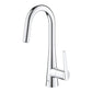 Grohe Zedra 1.75 GPM Dual Spray Single-Handle Pull Down StarLight Chrome Prep Faucet