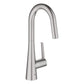 Grohe Zedra 1.75 GPM Dual Spray Single-Handle Pull Down SuperSteel Infinity Prep Faucet