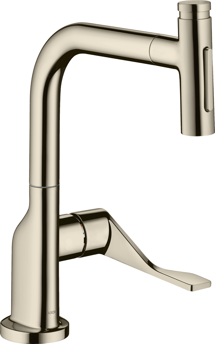 AXOR Citterio 1.75 GPM 2-Spray Pull-Out Polished Nickel Kitchen Faucet