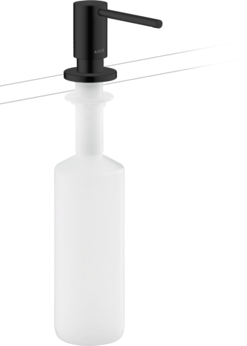 AXOR Uno Metal Matte Black Soap Dispenser