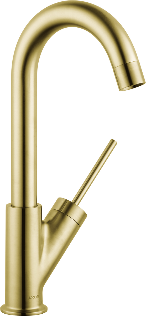 AXOR Starck 1.5 GPM Deck Mount Brushed Gold Optic Bar Faucet