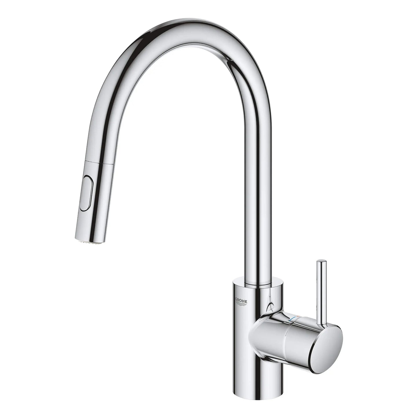 Grohe Concetto™ 1.5 GPM Dual Spray Single-Handle StarLight Chrome Pull Down Kitchen Faucet