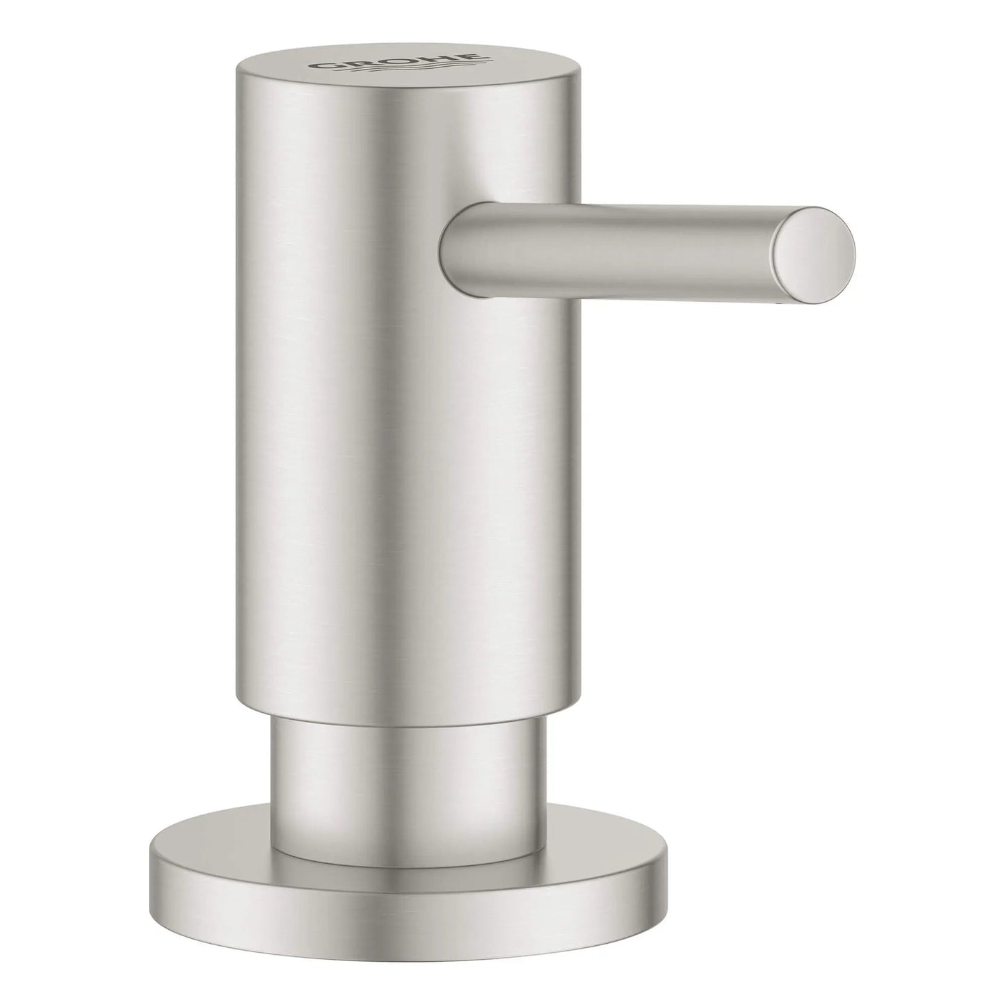 Grohe Universal Brass Head and Flange SuperSteel Infinity Cosmopolitan Soap Dispenser
