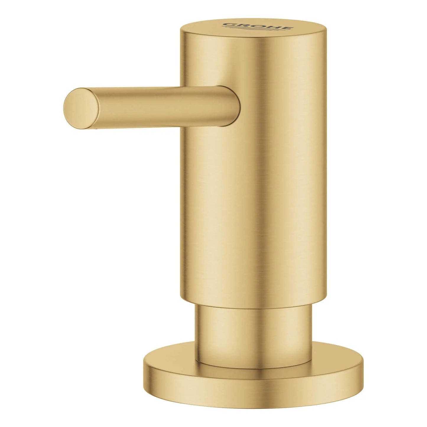 Grohe Universal Brass Head and Flange Brushed Cool Sunrise Cosmopolitan Soap Dispenser