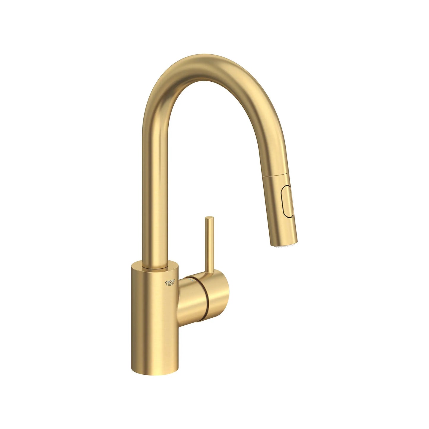 Grohe Concetto 1.75 GPM Single-Handle Pull Down Brushed Cool Sunrise Prep Faucet