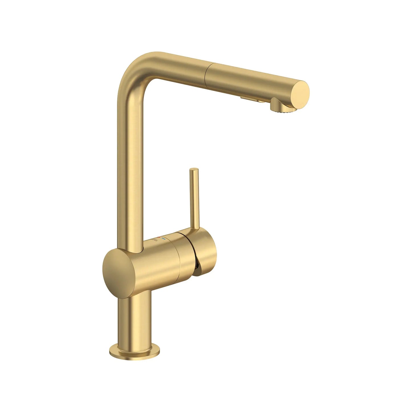 Grohe Minta® 1.75 GPM Single-Handle Dual Spray Pull-Down Brushed Cool Sunrise Kitchen Faucet