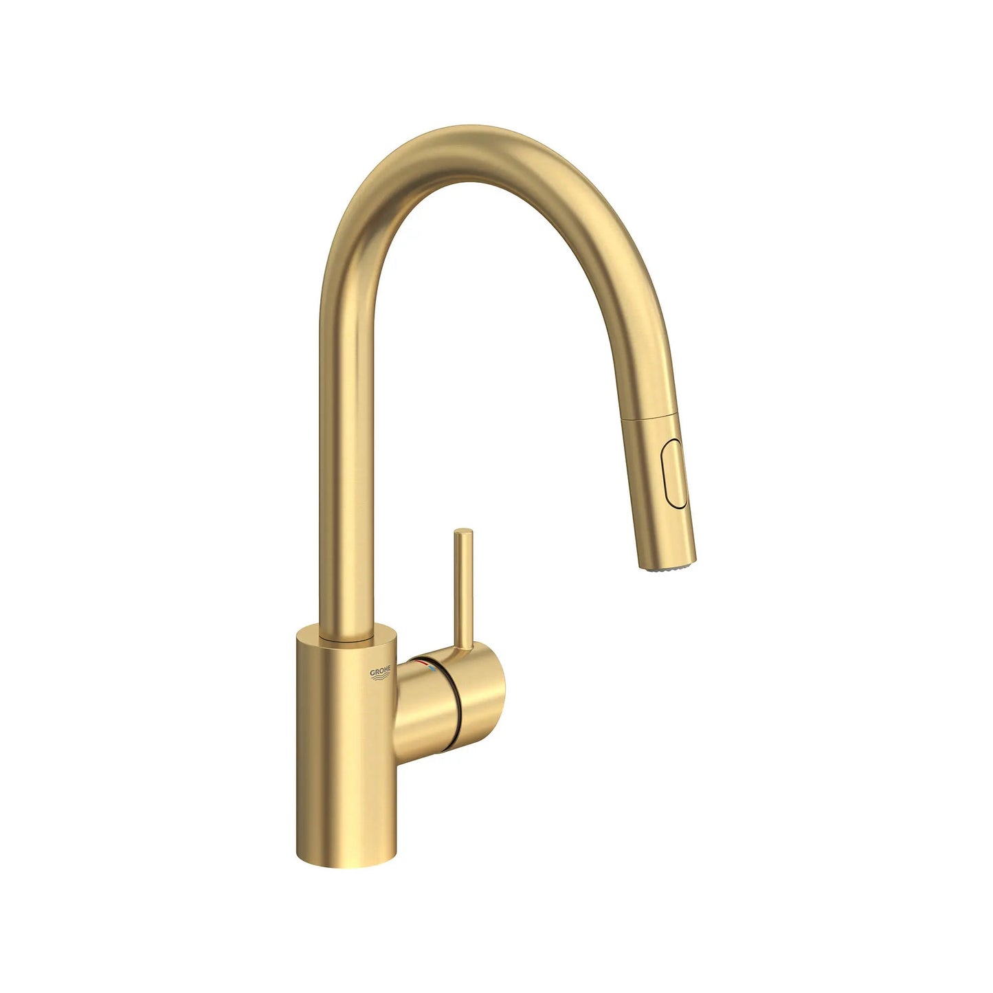 Grohe Concetto™ 1.75 GPM Single-Handle Dual Spray Brushed Cool Sunrise Pull-Down Kitchen Faucet