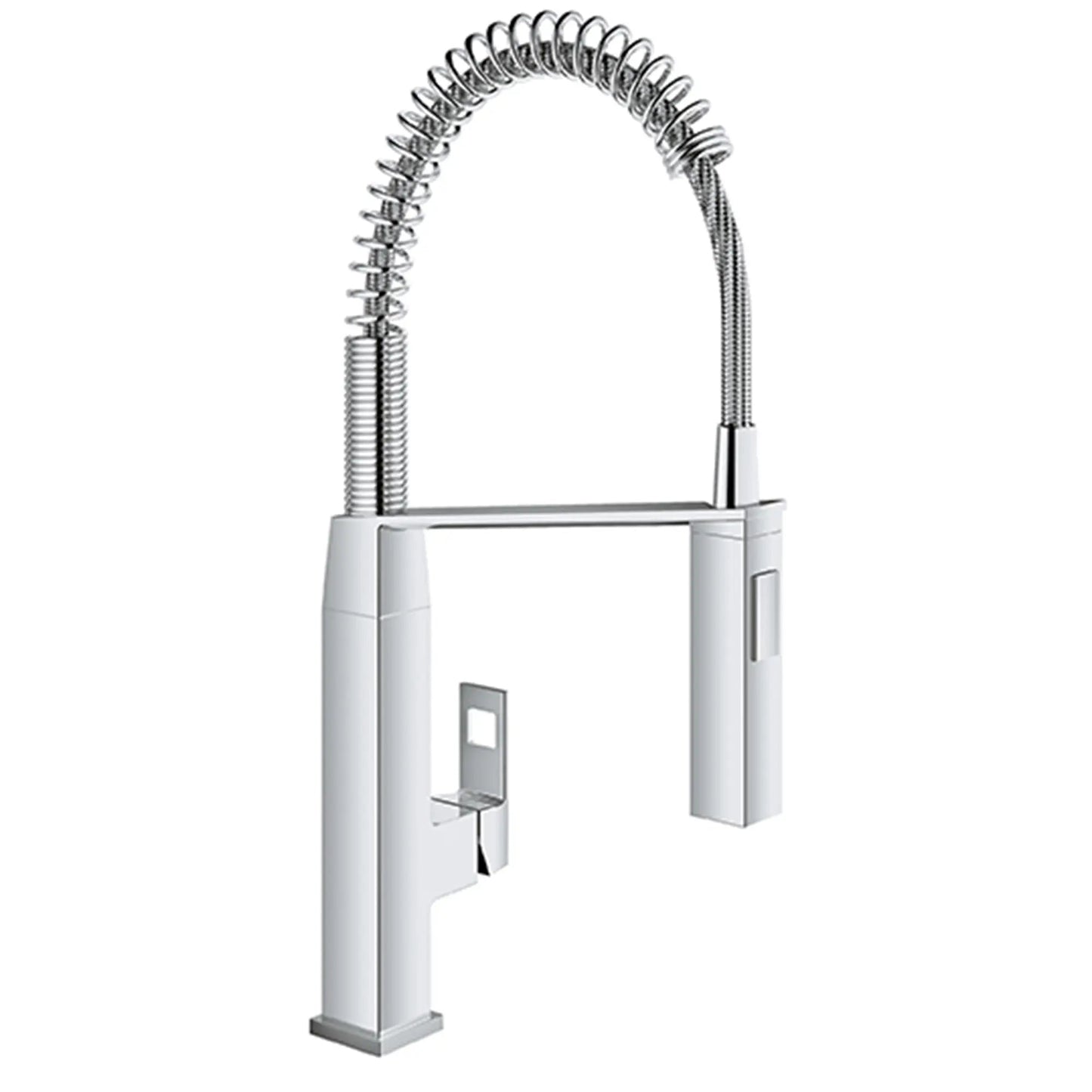 Grohe Eurocube® 1.75 GPM Semi-Pro Dual Spray Single-Handle StarLight Chrome Kitchen Faucet